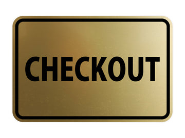Signs ByLITA Classic Checkout Sign
